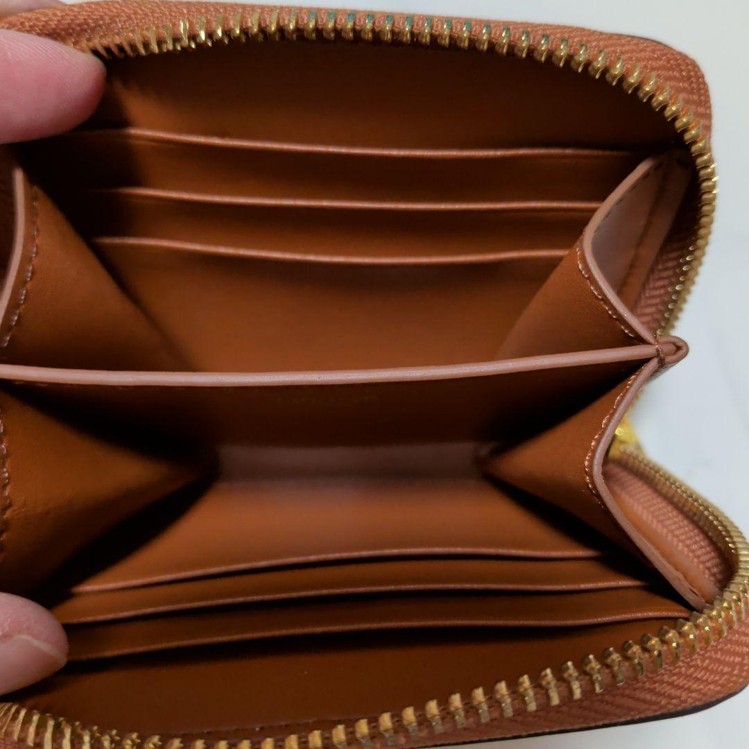 ブラウンレザー ケース ロゴ入り