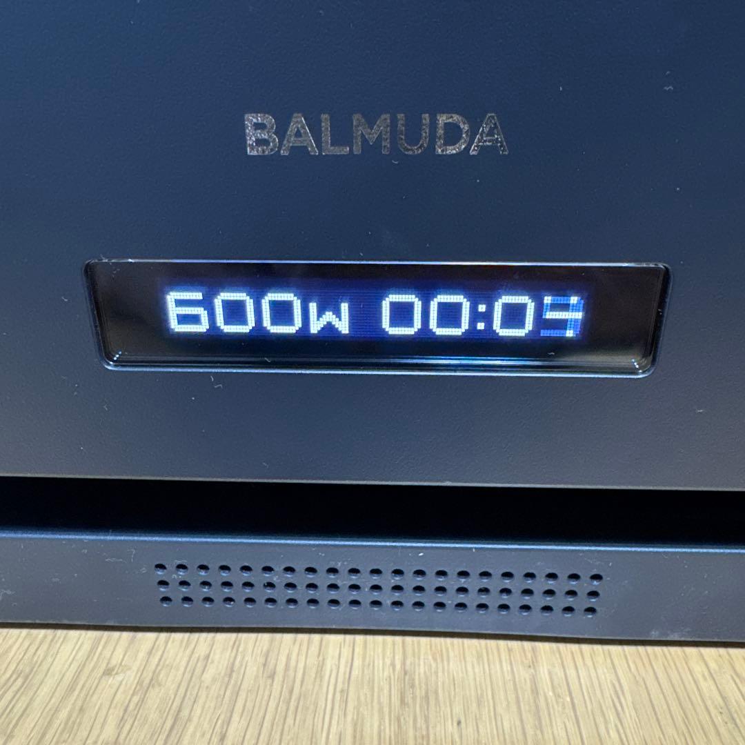 極美品 BALMUDA K09A-BK 動作良好 角皿付【A-197】