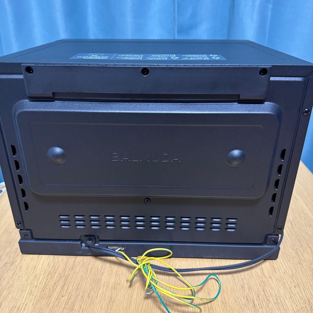 極美品 BALMUDA K09A-BK 動作良好 角皿付【A-197】