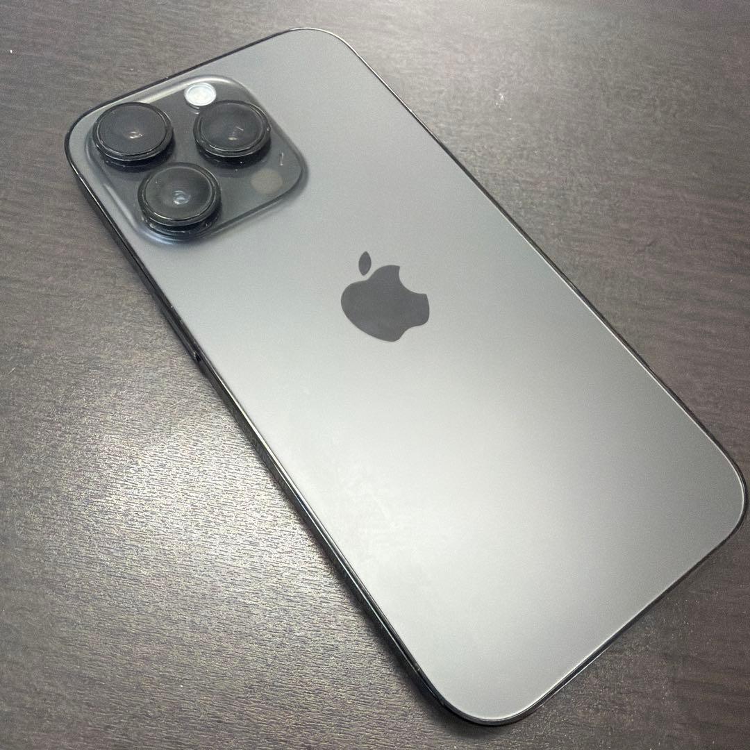 【美品】Apple iPhone 14 Pro ブラック 本体