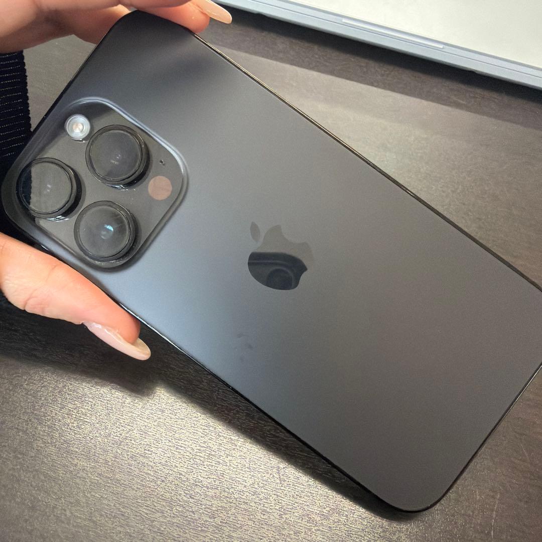 【美品】Apple iPhone 14 Pro ブラック 本体