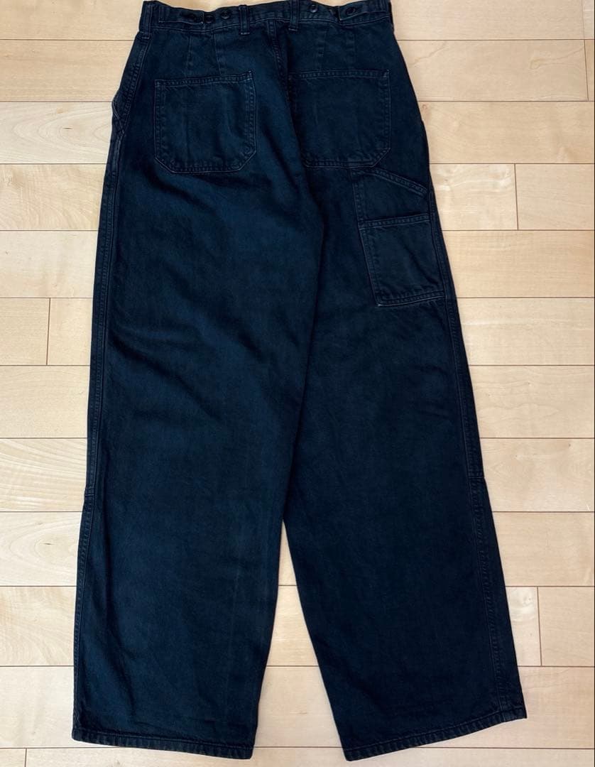 the shishikuiペインターパンツ34ブラック