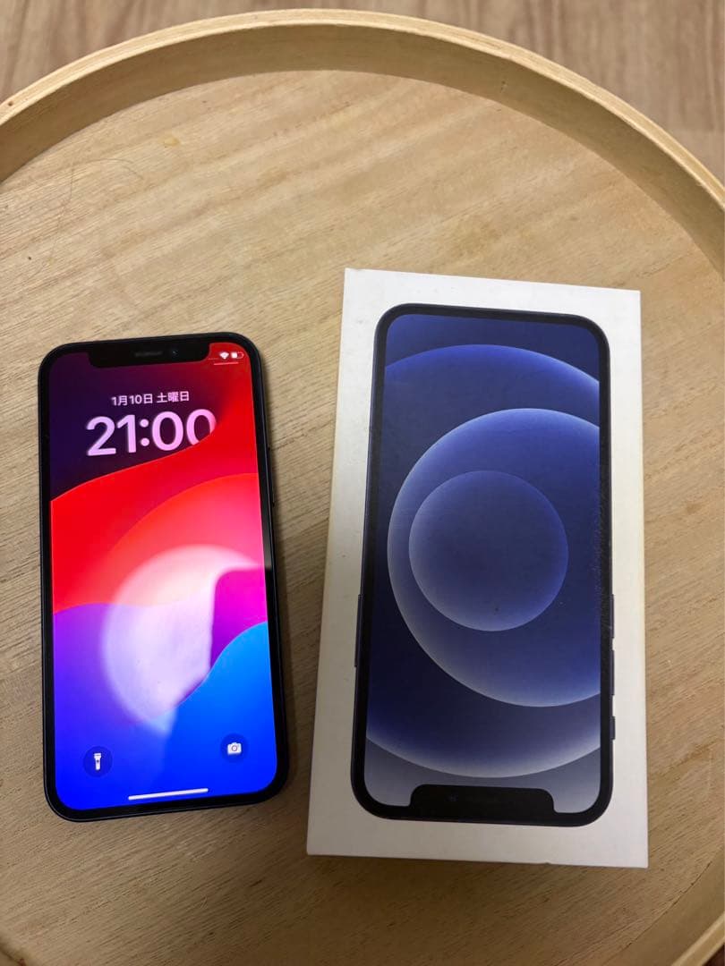 Apple iPhone 12 mini ブラック 128G 本体 箱付き