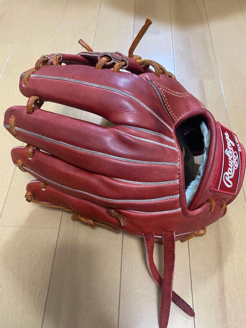 Rawlings 赤 硬式グローブ