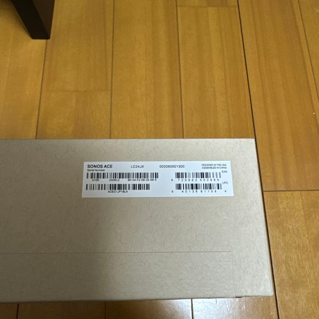 【完全新品未使用】 SONOS Ace ブラック ワイヤレス ヘッドホン