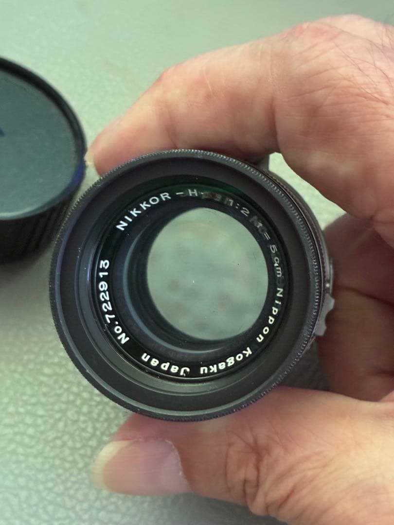 NIKKOR-H 1:2 f=50mm レンズ❗️黒ハチマキ‼️希少品❗️