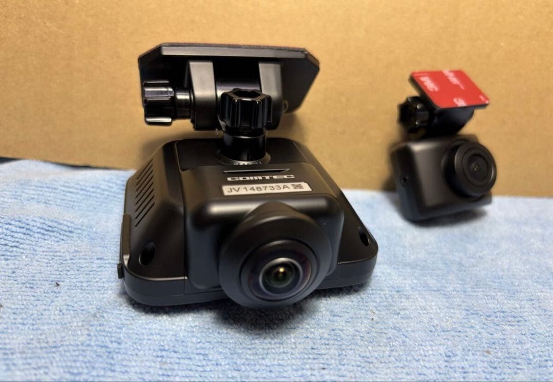 COMTEC ZDR037 コムテック ドライブレコーダー 前後2カメラ360