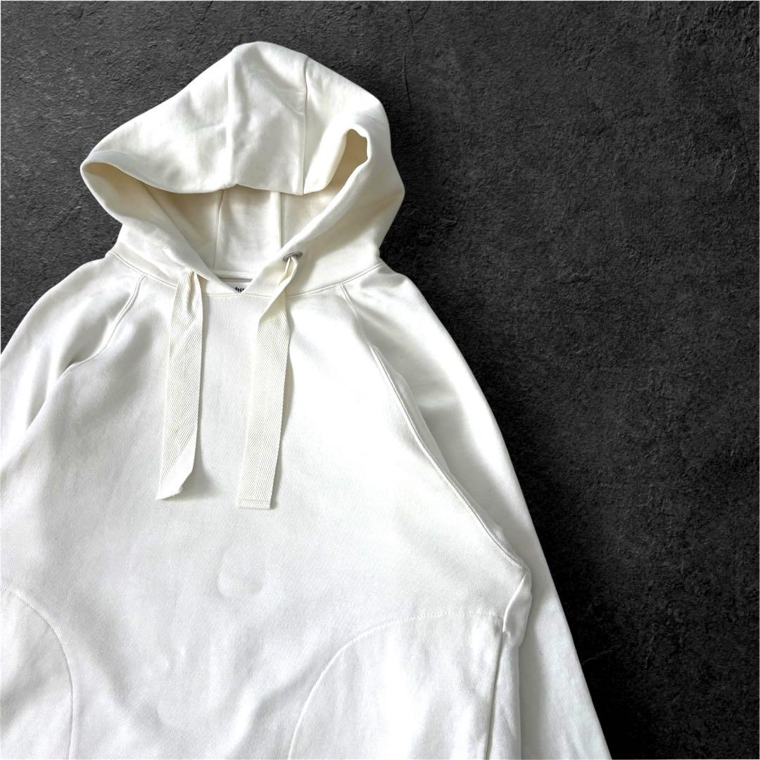 ebure 上質スウェットフーディ ホワイト