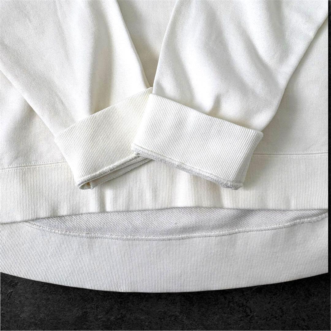 ebure 上質スウェットフーディ ホワイト