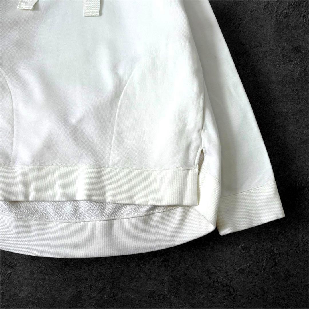 ebure 上質スウェットフーディ ホワイト