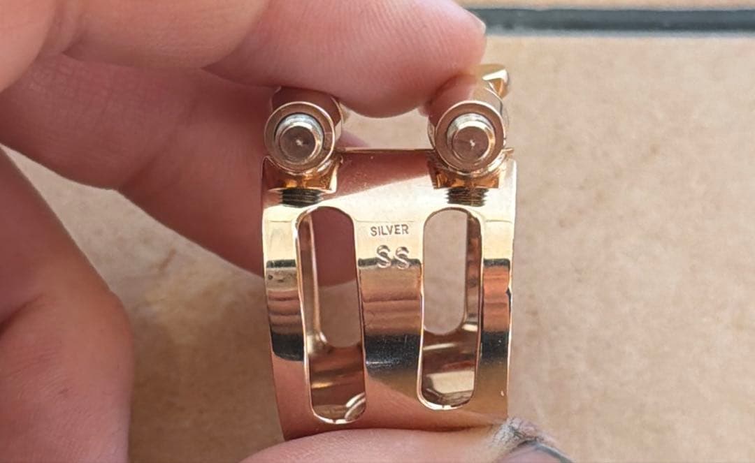 ウッドストーン ソプラノサックス セルマーラバー用 復刻 リガチャーSSPGP