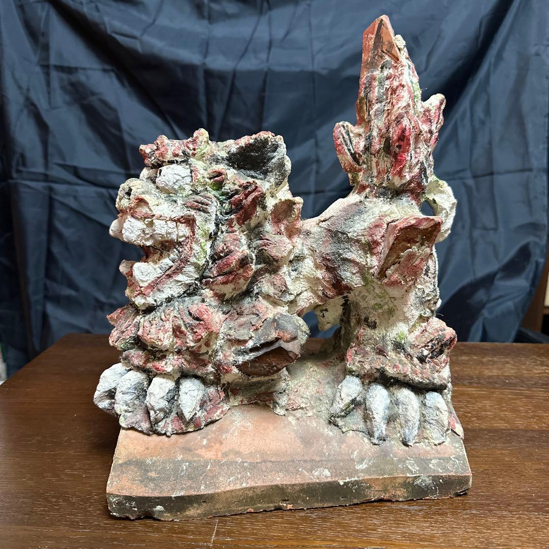 陶器製 沖縄シーサー　宮城光男