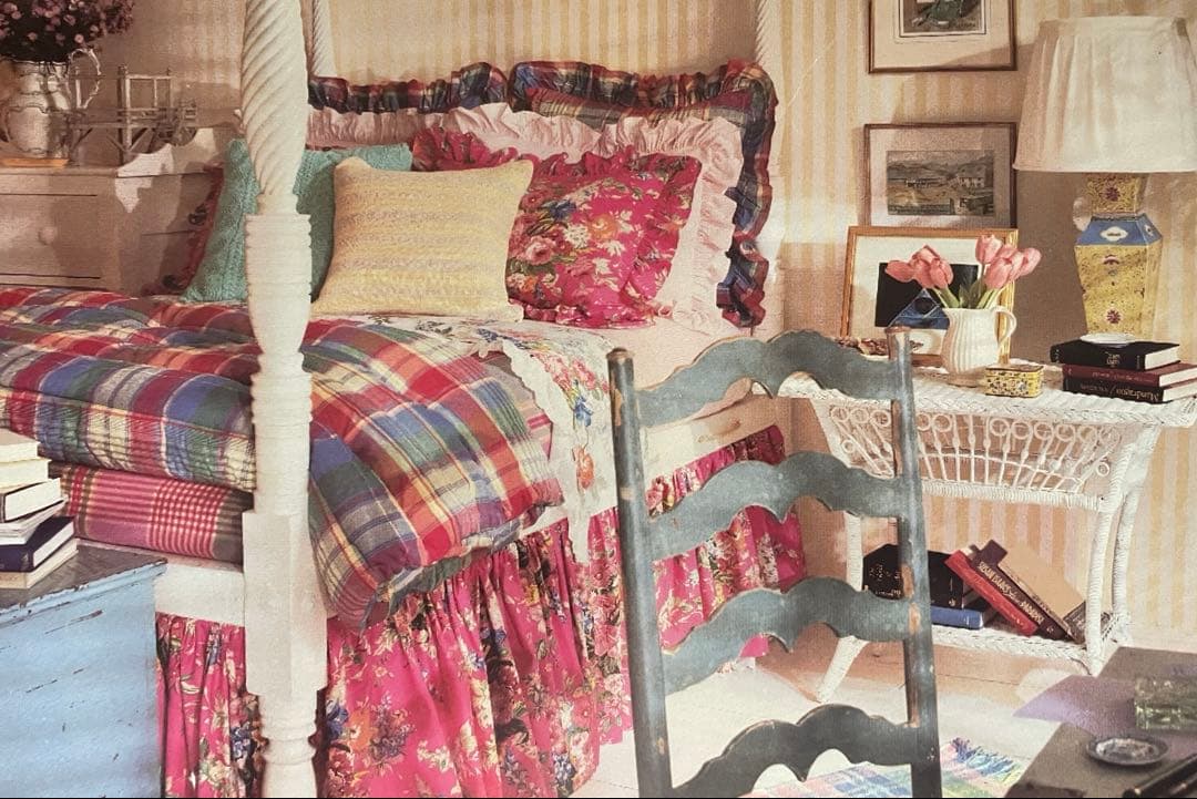 新品の未使用✳︎ラルフローレン✳︎花柄✳︎フィッテドシーツ✳︎シングル