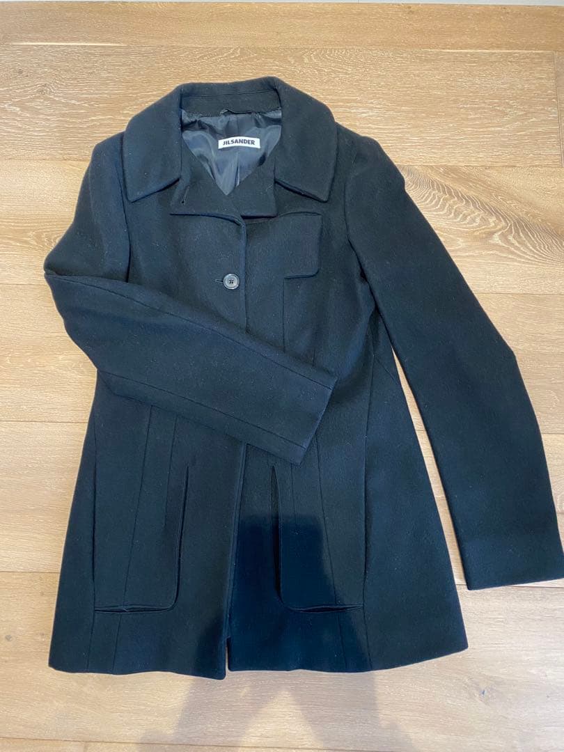 ジルサンダー　コート　黒