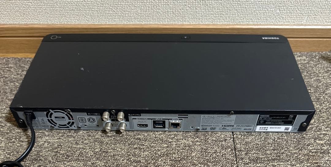 動作確認済み TOSHIBA ブルーレイレコーダー DBR-T1009