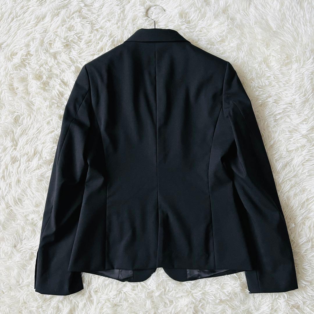 【新品タグ付き✨】I.M.G.N　青山　スカートスーツ　ストレッチ　洗える　黒