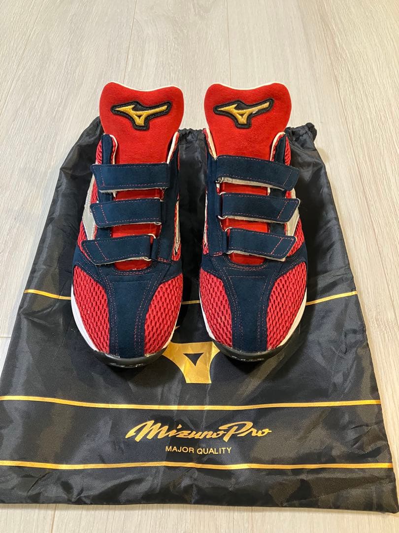 【TT8J】ミズノプロ オーダー 野球 アップシューズ 赤