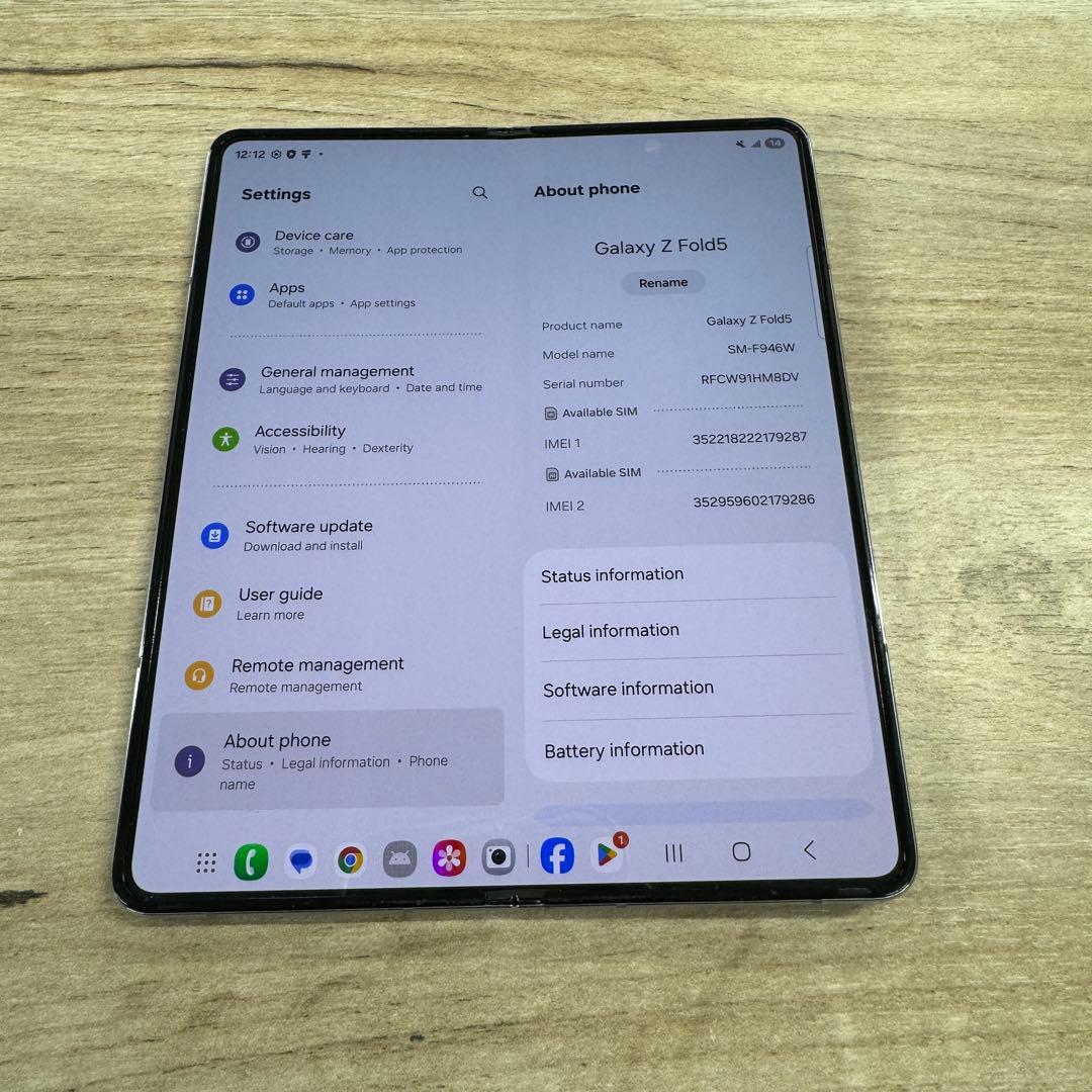 【超美品】Android Galaxy Fold 5｜256gb｜SIMフリー