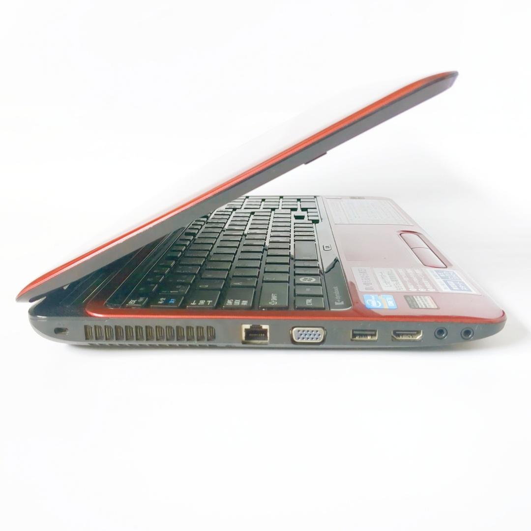 新品SSD爆速⭐メモリ8G⭐dynabook✅すぐに使える✅レッドノートパソコン