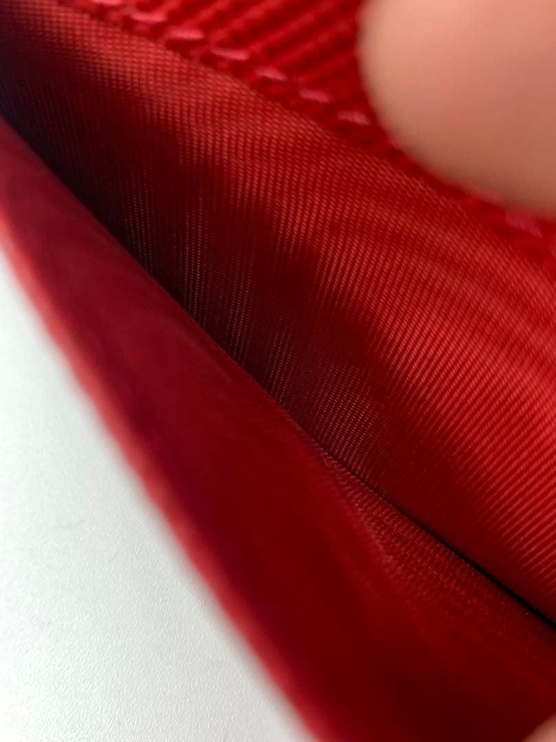 プラダ PRADA カードケース 名刺入れ 赤 レッド