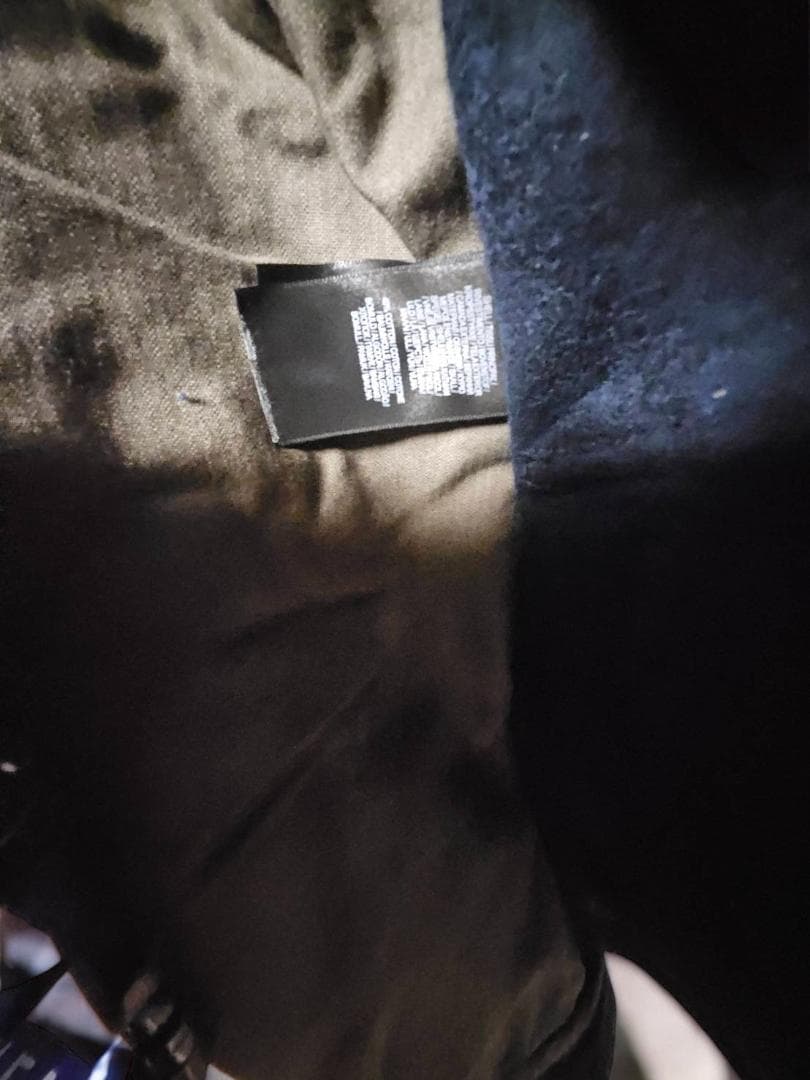 pukeDOUBLE RL海軍メルトンハーフコートDARK/NAVY