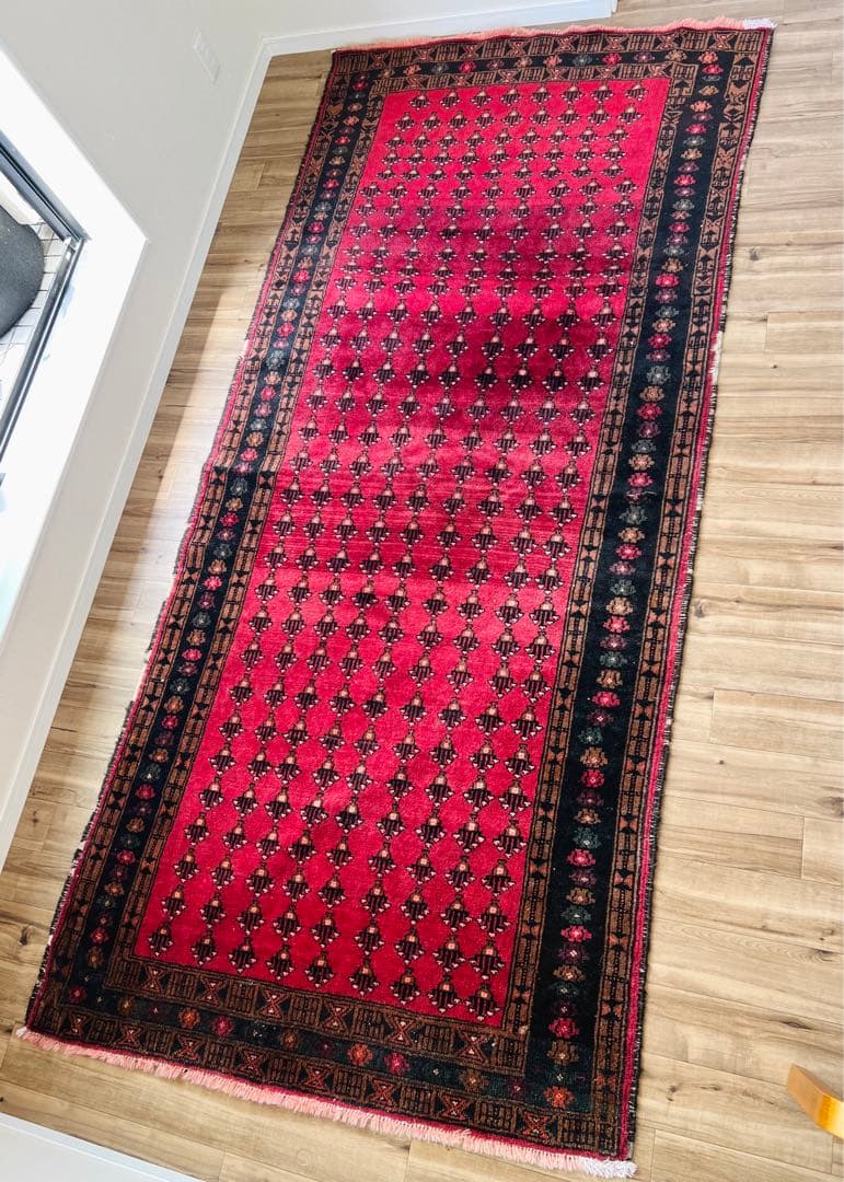 ヴィンテージ ギャッベ (ギャべ、ラグ) : サイズ　284 × 125cm