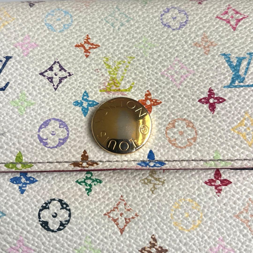 ルイヴィトン　モノグラム　マルチカラー　ポルトフォイユ サラ　財布　M93744