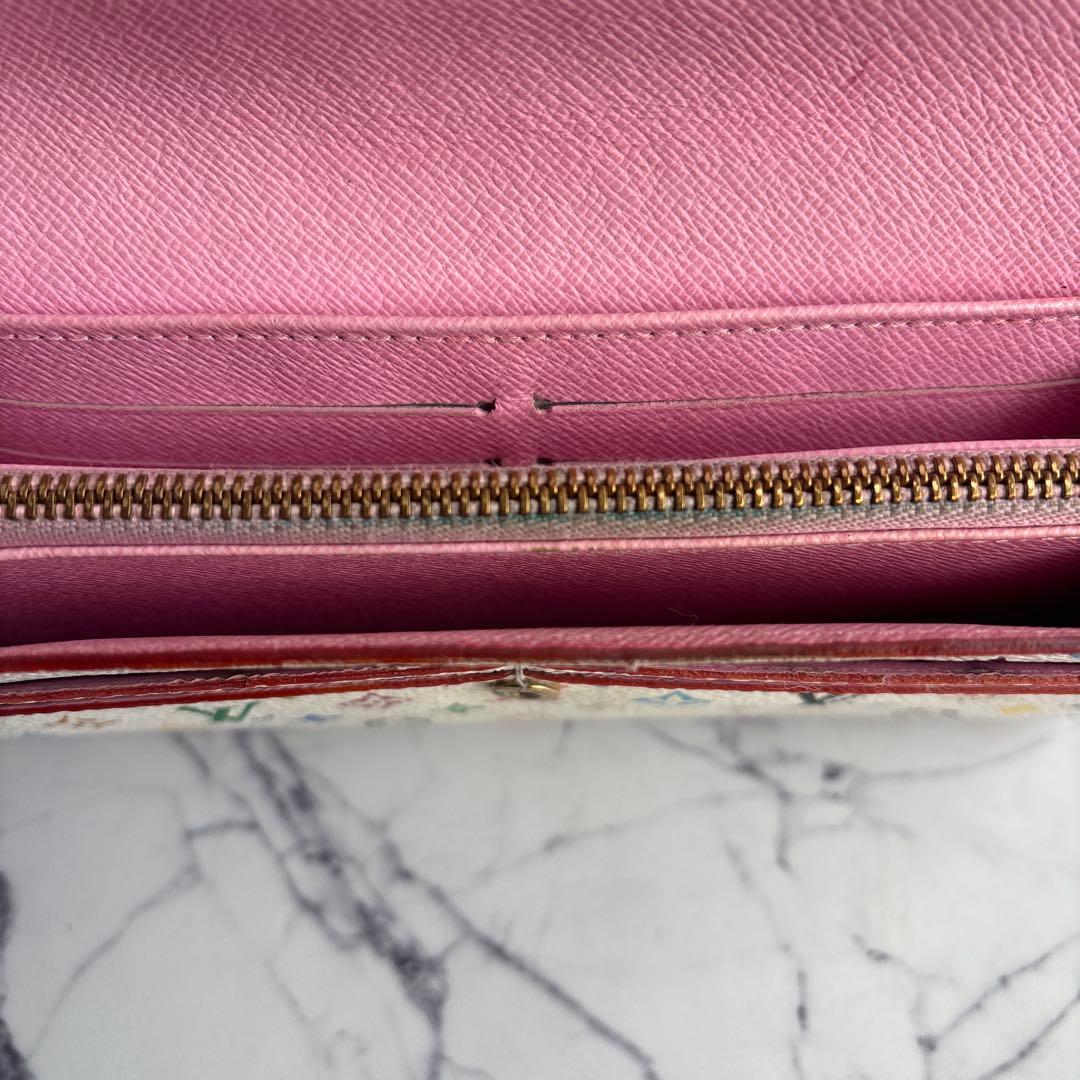 ルイヴィトン　モノグラム　マルチカラー　ポルトフォイユ サラ　財布　M93744