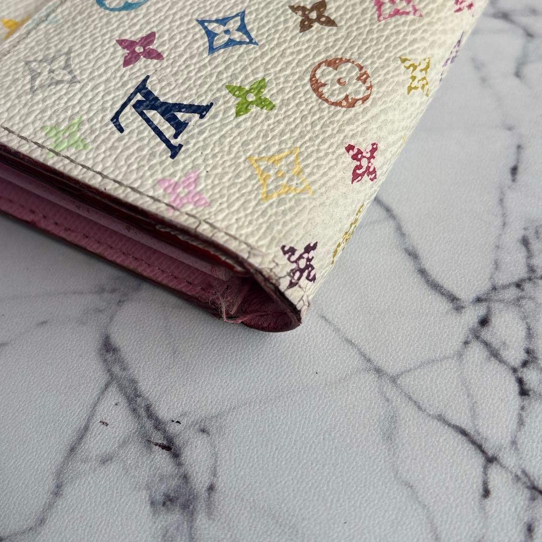 ルイヴィトン　モノグラム　マルチカラー　ポルトフォイユ サラ　財布　M93744