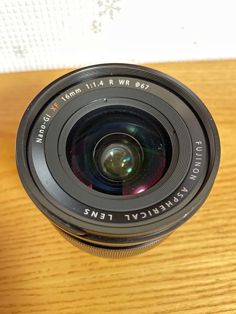 Fujifilm XF16mmF1.4 R WR レンズ（おまけ付き）