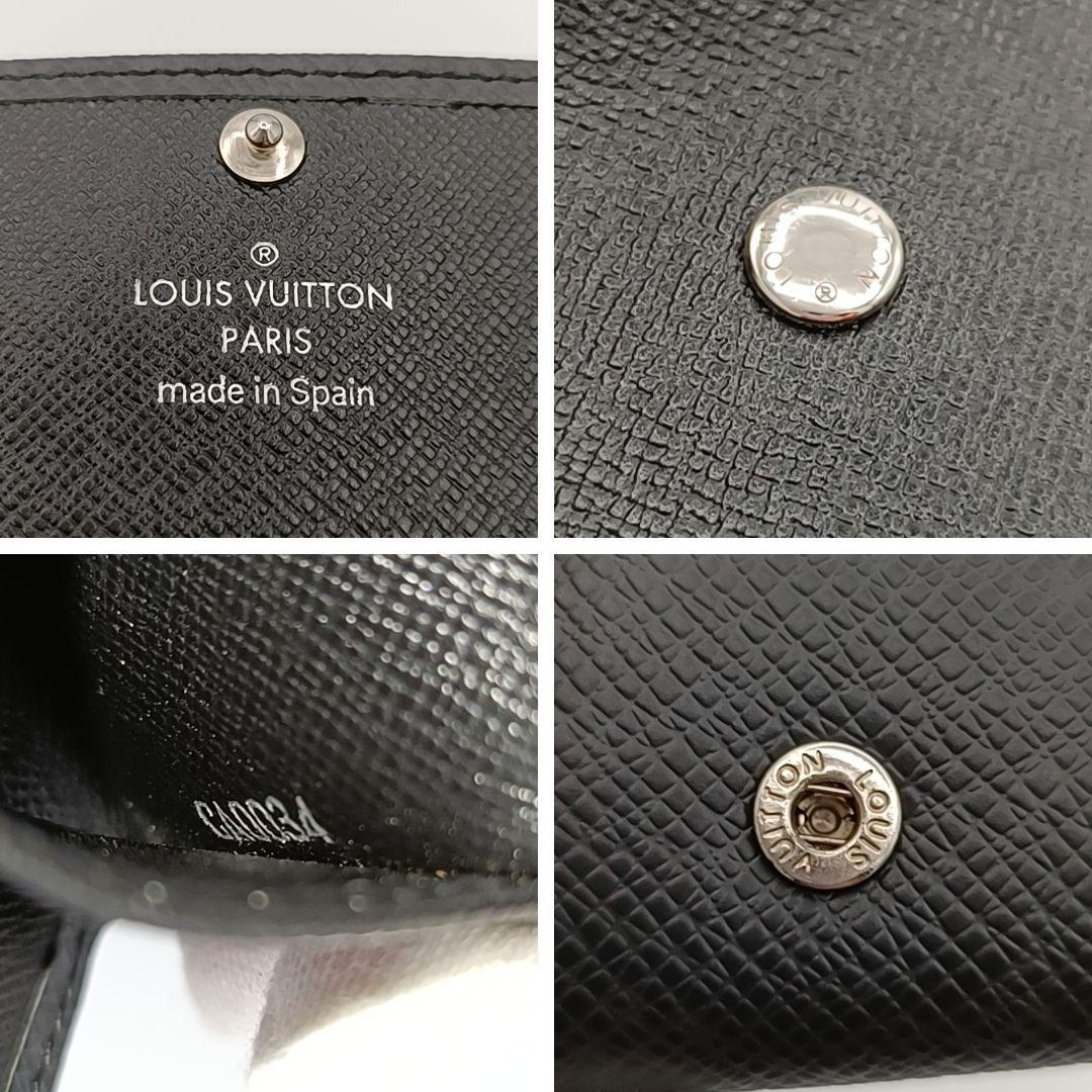 ルイヴィトン タイガ　ミュルティクレ4　キーケース　ノワール　ブラック