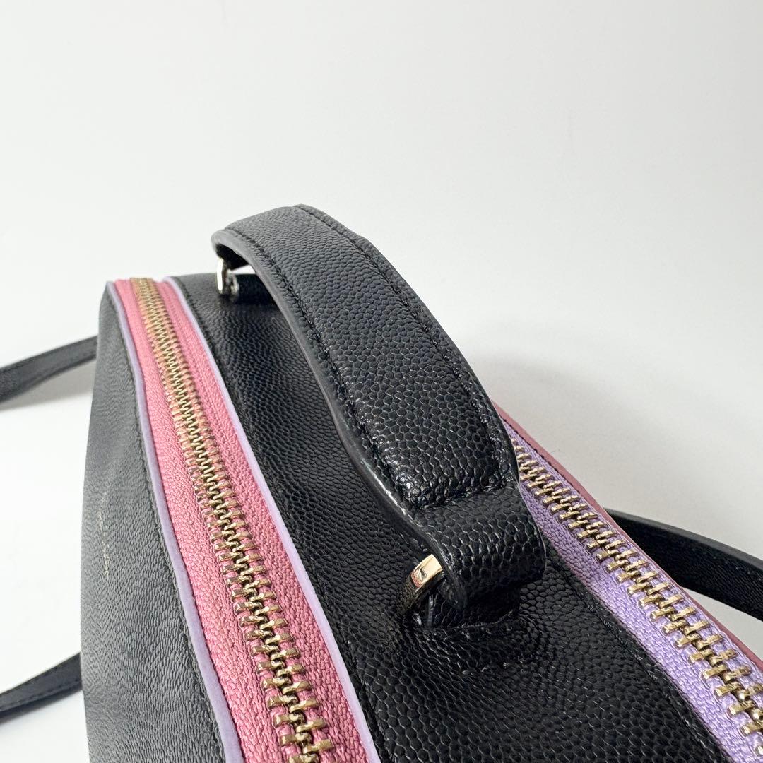 Paul Smith　ポールスミス　ダブルジップスクエア　ショルダーバッグ　美品