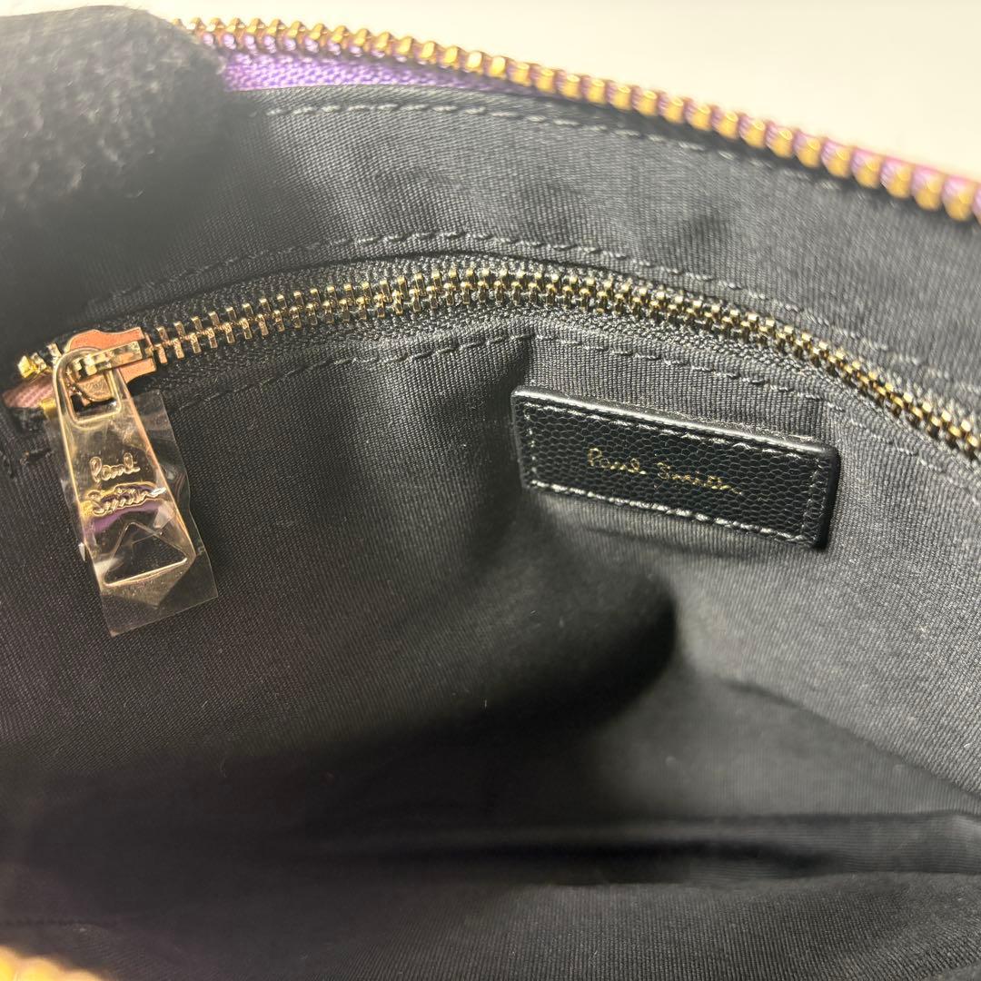 Paul Smith　ポールスミス　ダブルジップスクエア　ショルダーバッグ　美品
