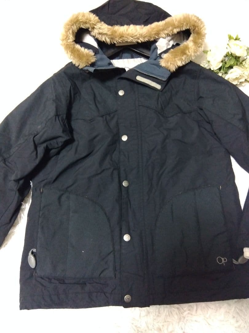 OP スノーボードウェア リフト券ホルダー M ブラック 黒