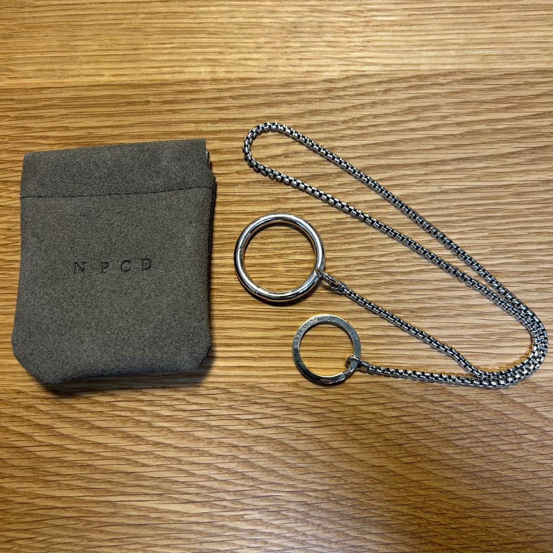 LECHOPPE NPCD ウォレットチェーンSilver Code 50cm