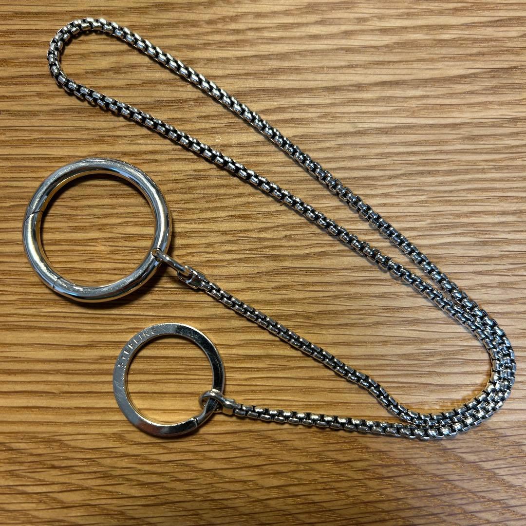 LECHOPPE NPCD ウォレットチェーンSilver Code 50cm