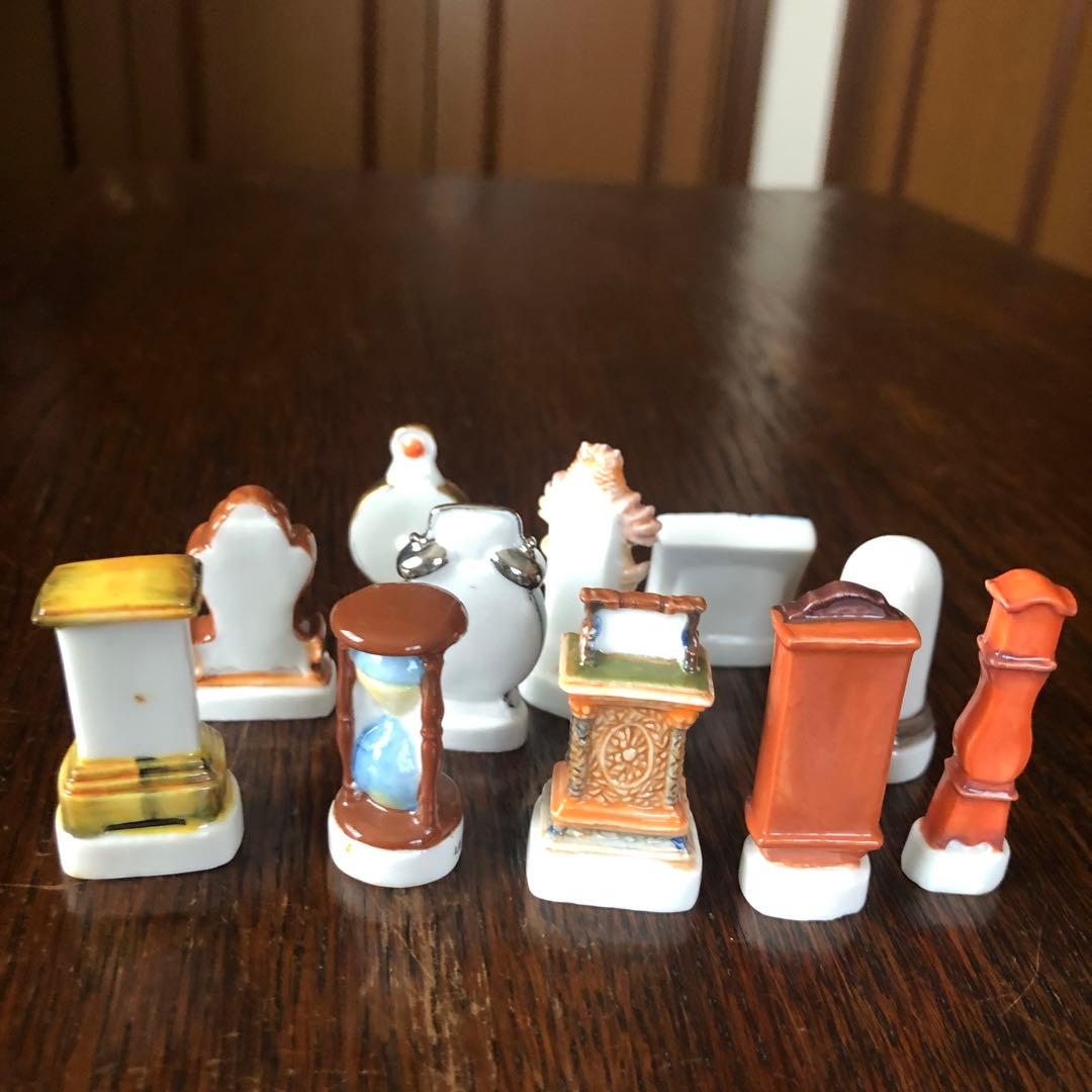 フェーブ　アンティーク風時計ミニチュアコレクション　11個