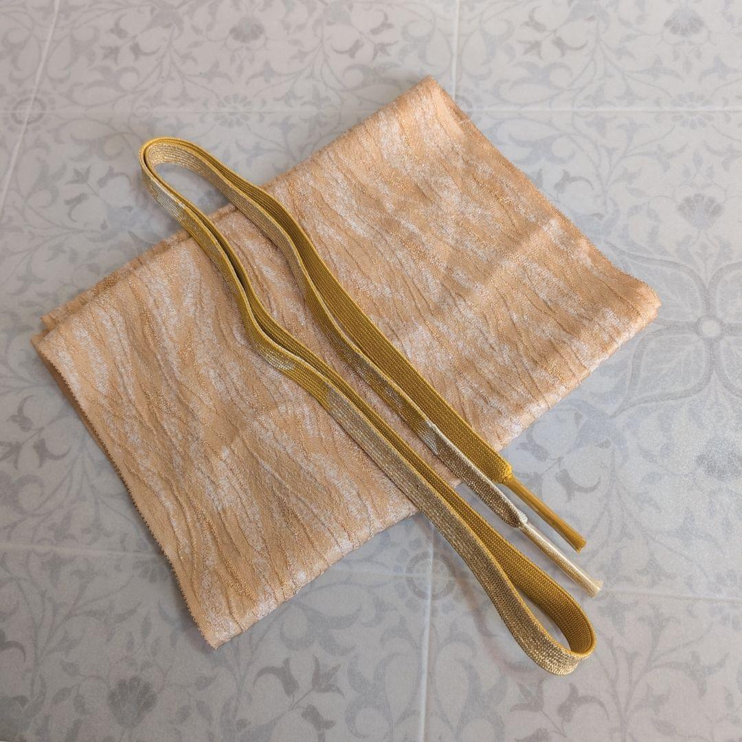 色無地　着物　フルセット　正絹　ダークブラウン　祝い事　F8