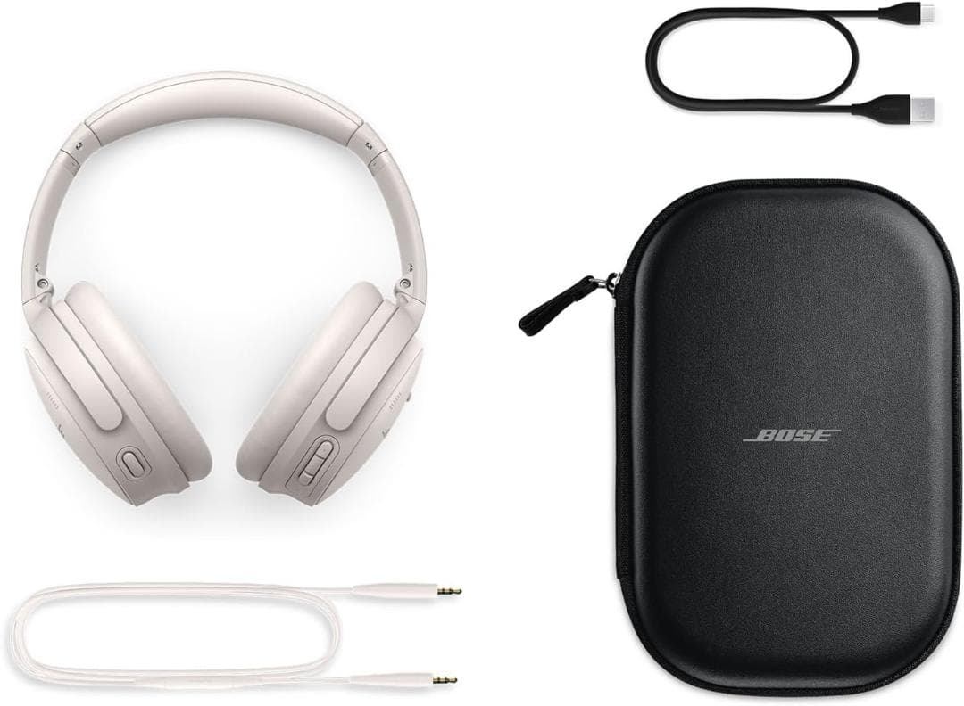 Bose QuietComfort ワイヤレス ヘッドホン ホワイトスモーク