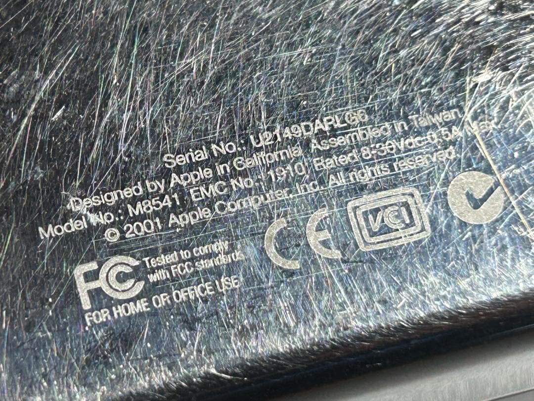 Apple iPod（アップル アイポッド）初代（第1世代）M8541 ジャンク