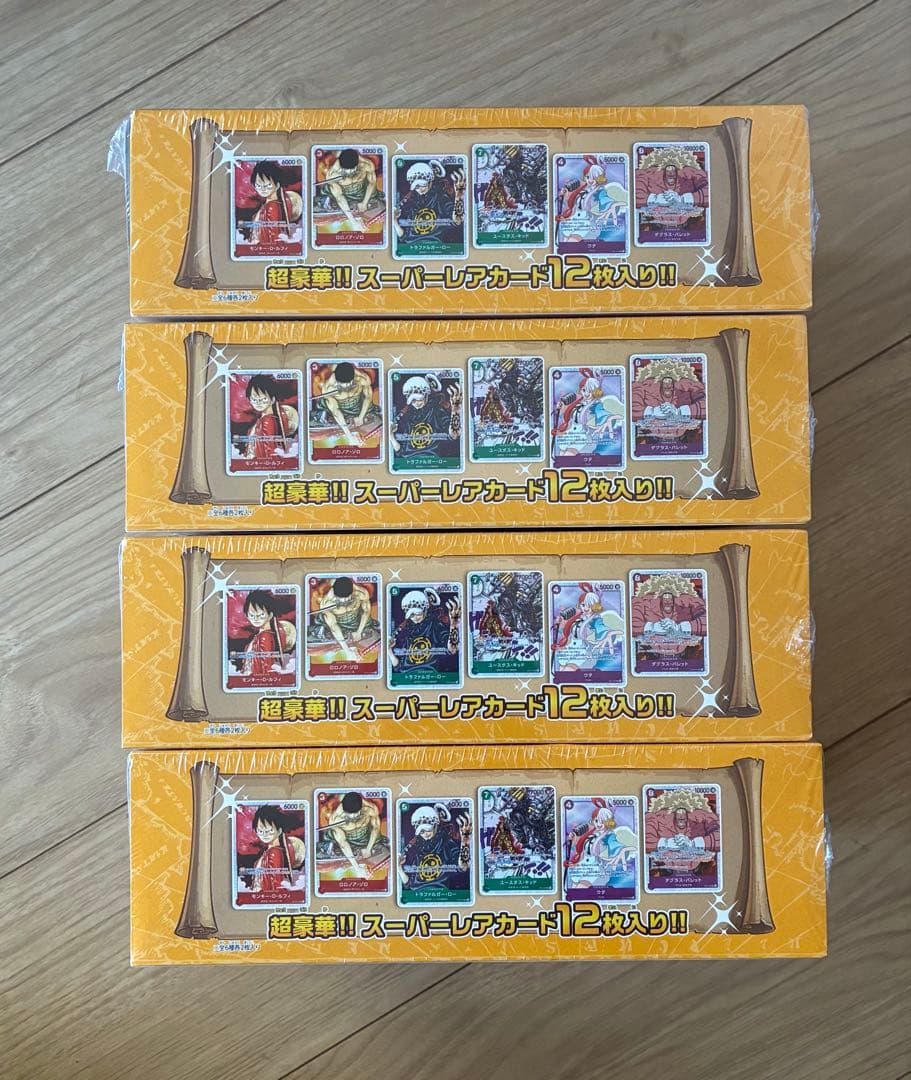 ワンピース カードゲームファミリーデッキセット4箱