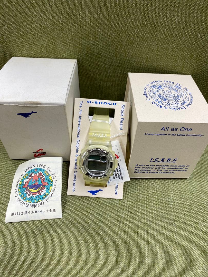 【WR】限定品G-SHOCK 第7回国際イルカクジラ会議記念モデル