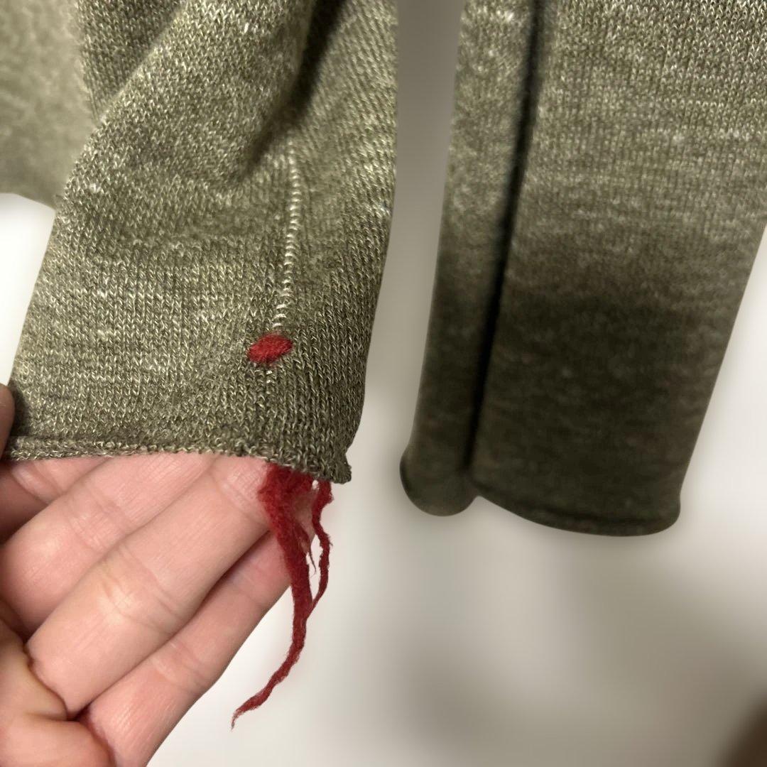 LGB オリーブグリーン 長袖カットソー　チュニック　ワンピース