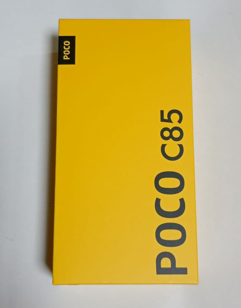 開封済み新品 POCO C85 ブラック 8GB/256GB グローバル版
