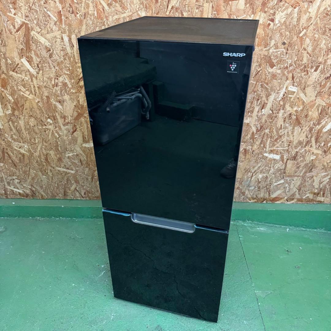 348 極美品　鏡面　冷蔵庫　右開き・左開き　一人暮らし　小型　洗濯機も有