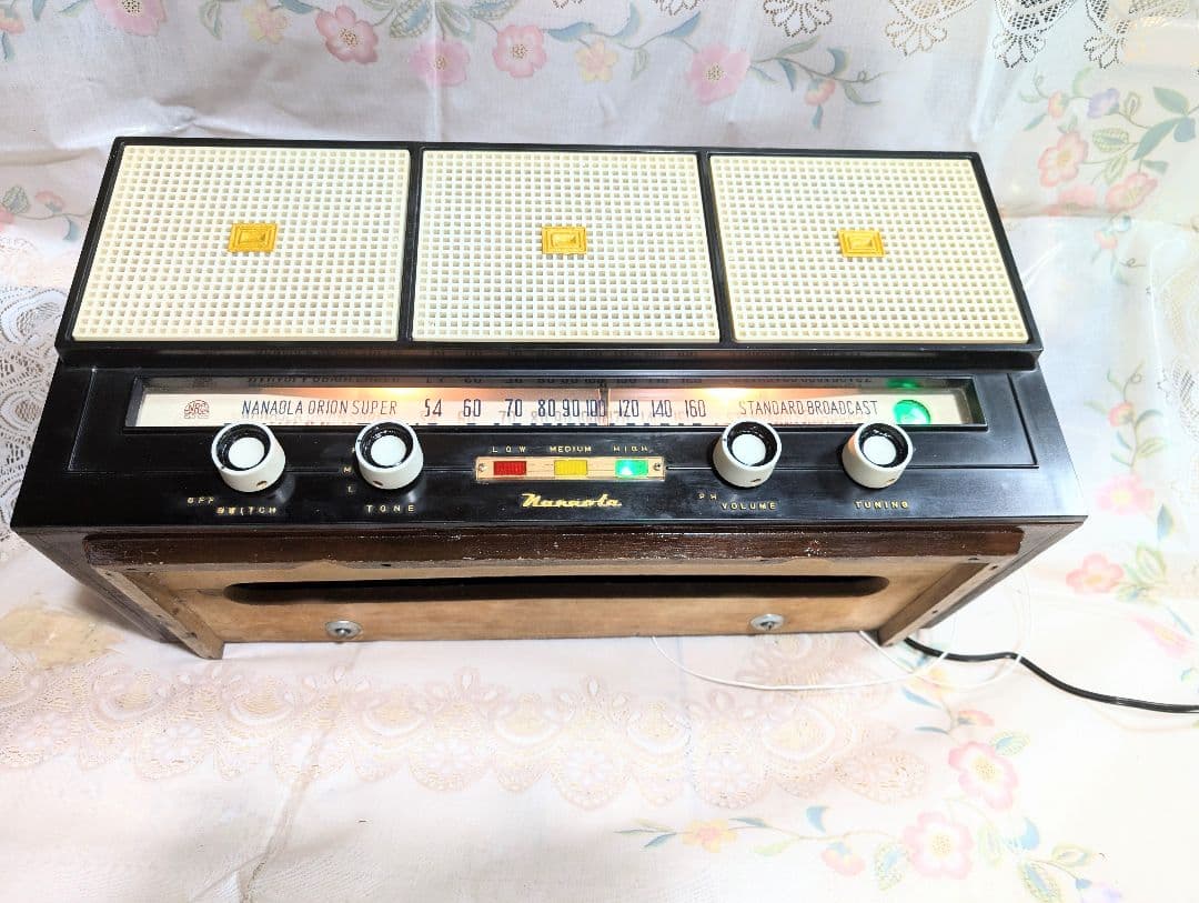 七欧通信機 木箱ST真空管ラジオ 昭和レトロ bluetooth付