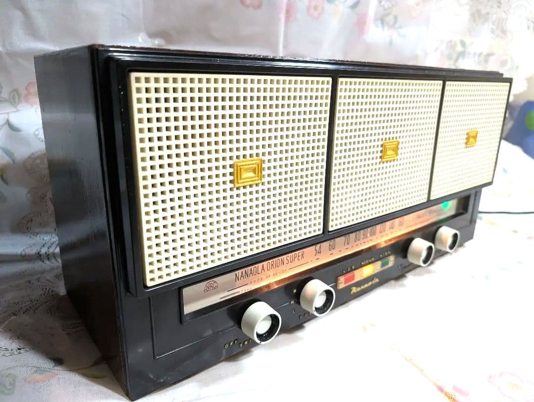 七欧通信機 木箱ST真空管ラジオ 昭和レトロ bluetooth付