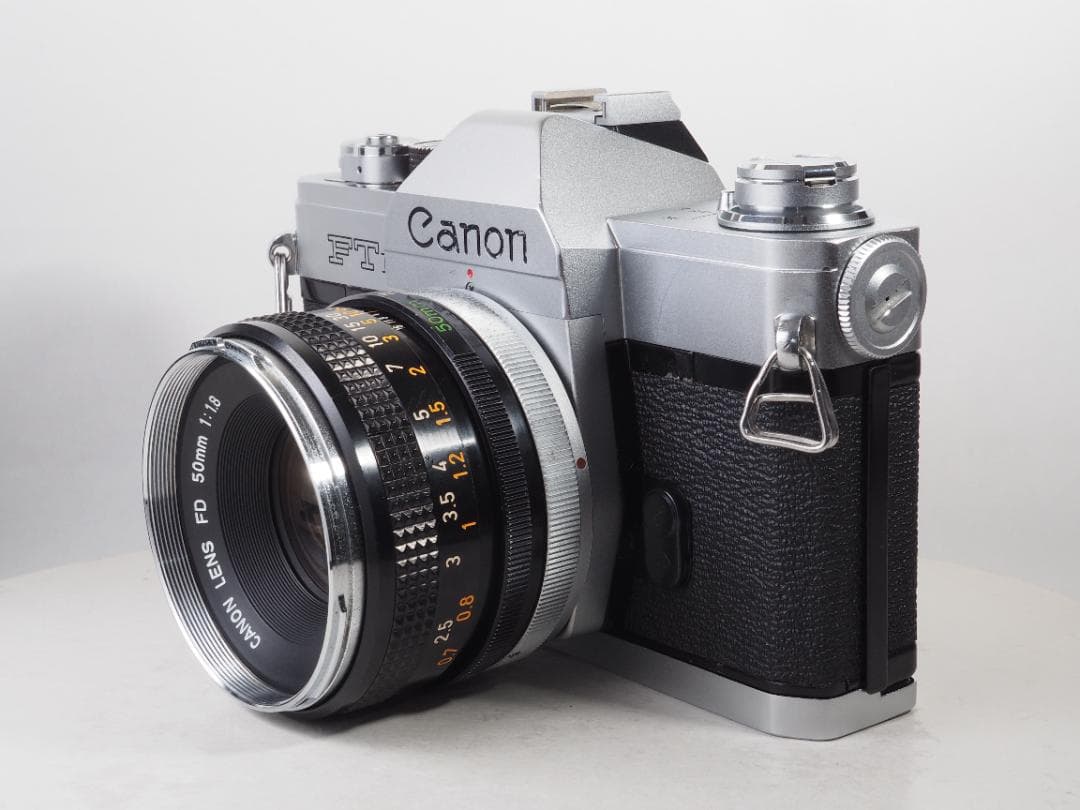 キャノンCanon FTb-N シルバー & FD 50mm F1.8 .#24