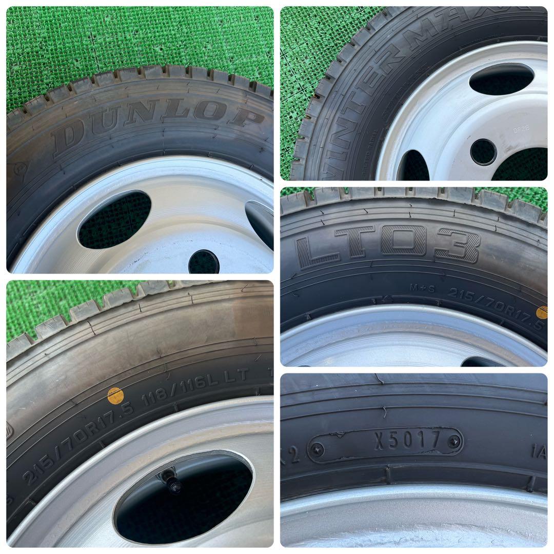 コースター リエッセⅡ スタッドレスタイヤ215/70R17.5・3本②