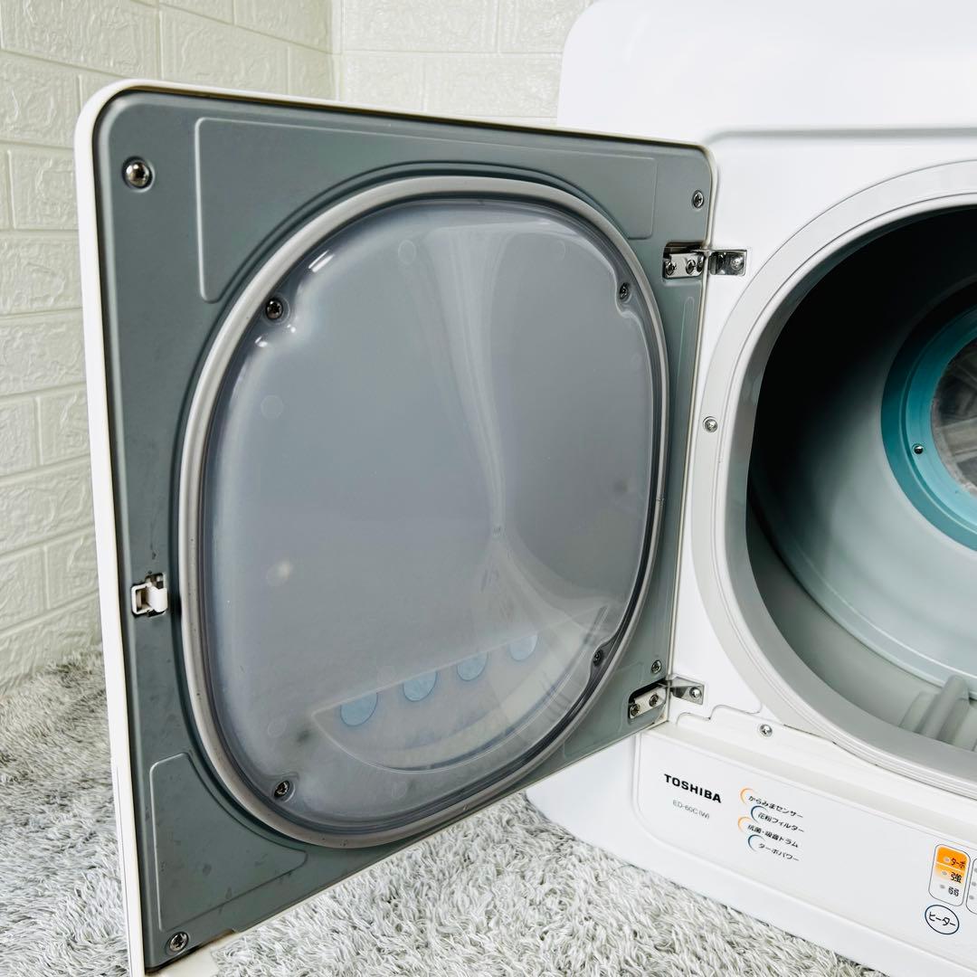 良品 TOSHIBA 東芝 電気衣類乾燥機 ED-60C 衣類乾燥機 17年製